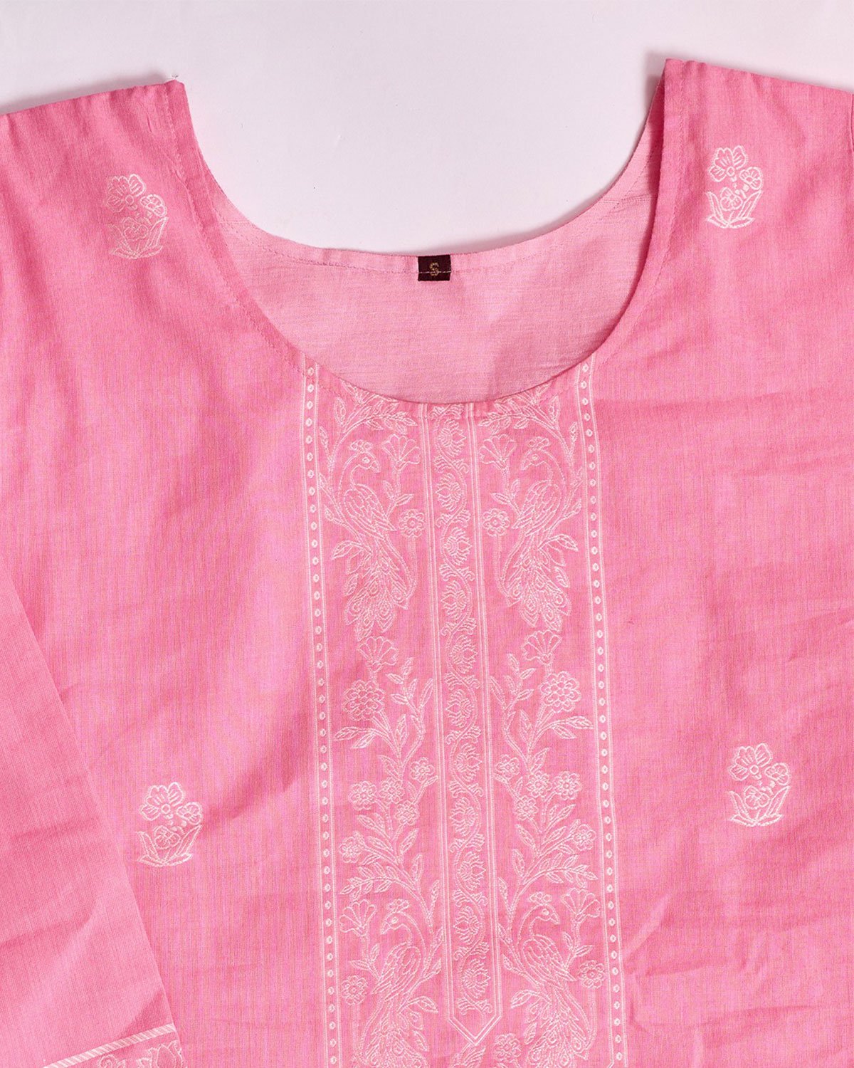 Women's Royal Gulabi Guldasta Pastel Suit Set with Self-Design Dupatta