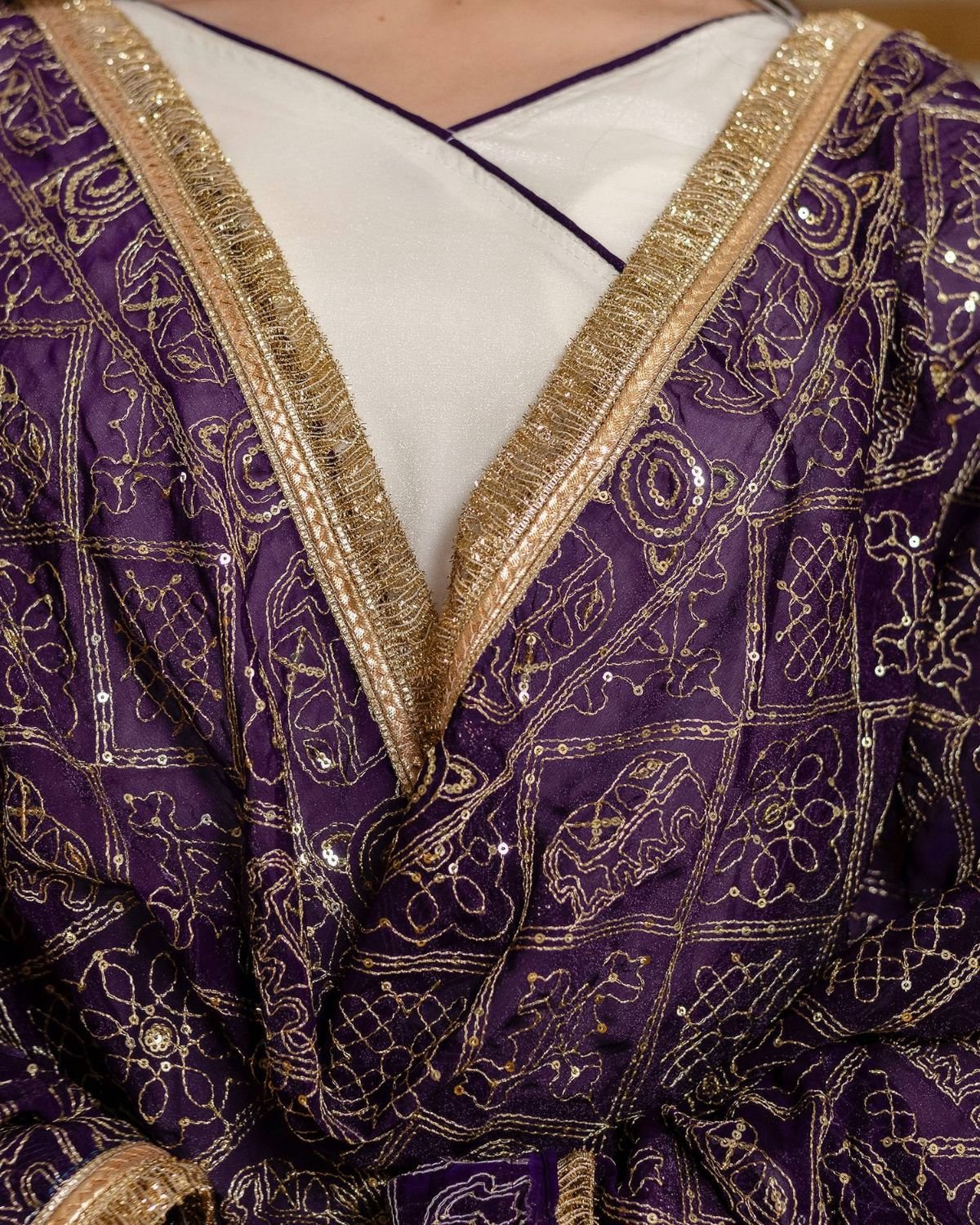 Tiered Flared Anarkali Gown with Printed Dupatta Set
